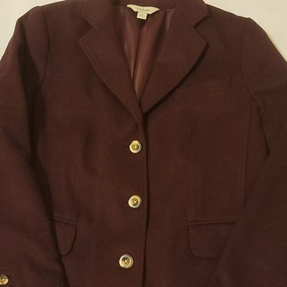 Ll bean wool Blazer size 16 - Picture 2 of 12
